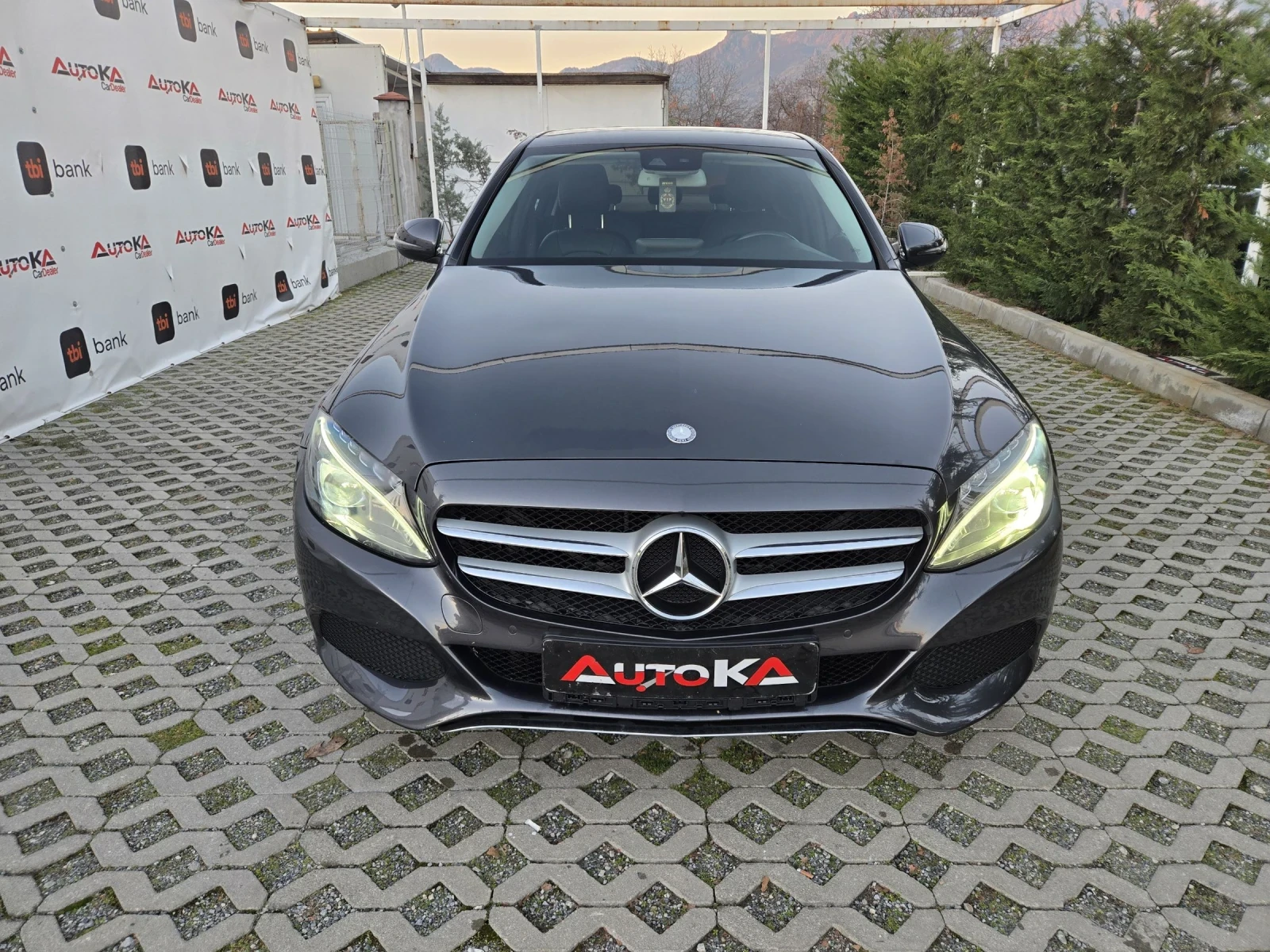 Mercedes-Benz C 220 2.2CDI-170кс= АВТОМАТ= AMG LINE= ПАНОРАМА= KEYLESS, снимка 1