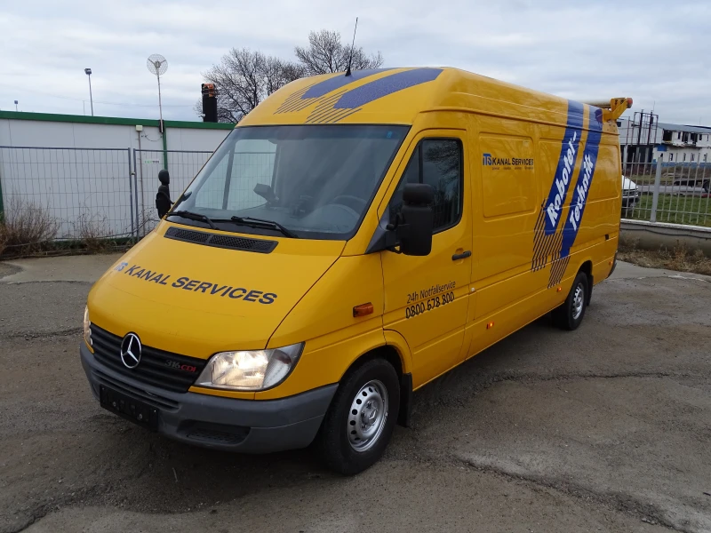 Mercedes-Benz Sprinter 316 С ОБОРУДВАНЕ ЗА КАНАЛИ, снимка 3 - Бусове и автобуси - 48297150