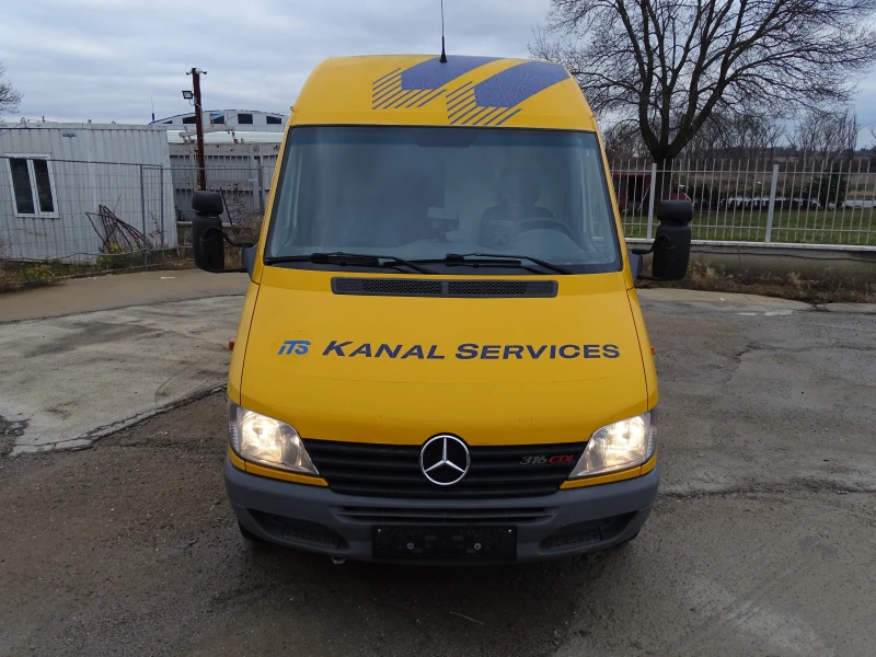 Mercedes-Benz Sprinter 316 С ОБОРУДВАНЕ ЗА КАНАЛИ, снимка 2 - Бусове и автобуси - 48297150