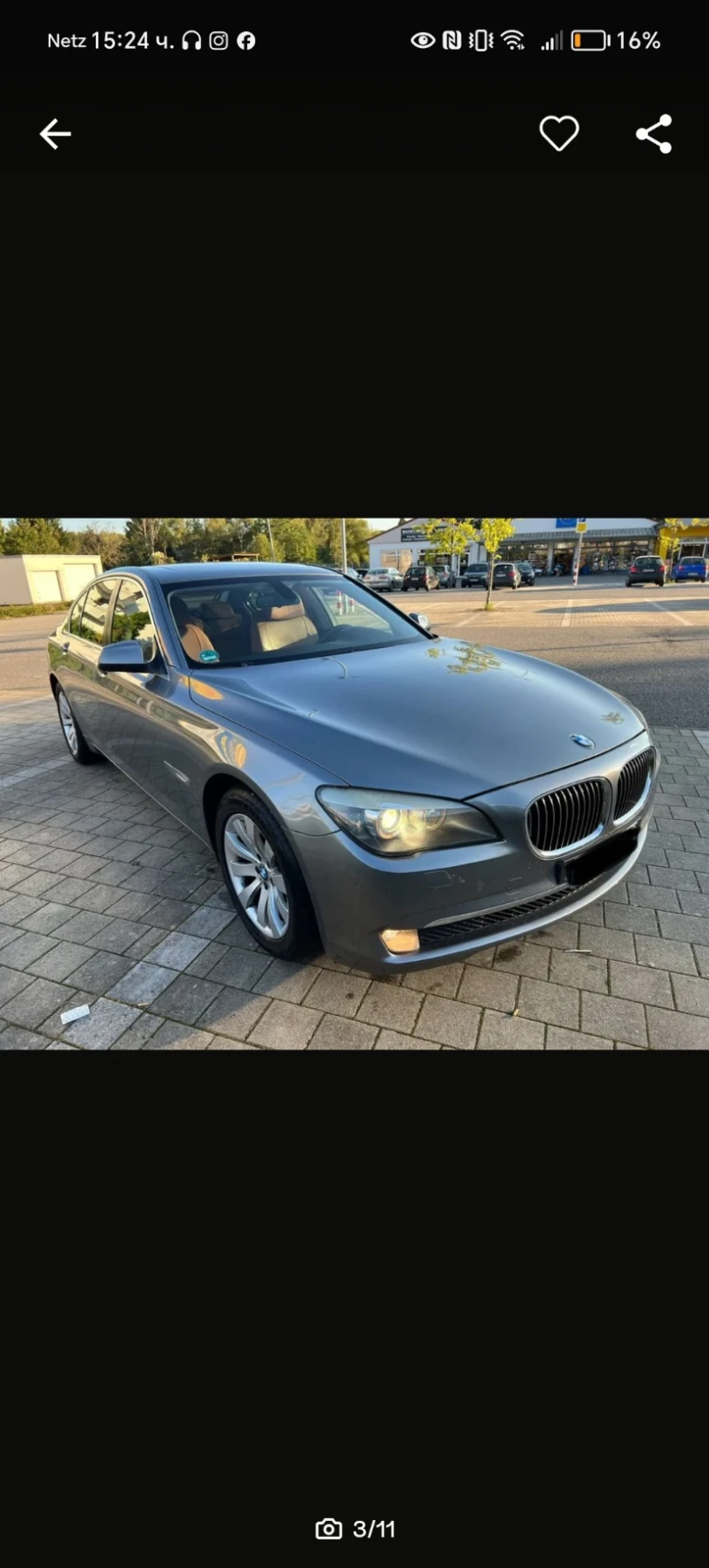 BMW 730, снимка 1 - Автомобили и джипове - 49091300