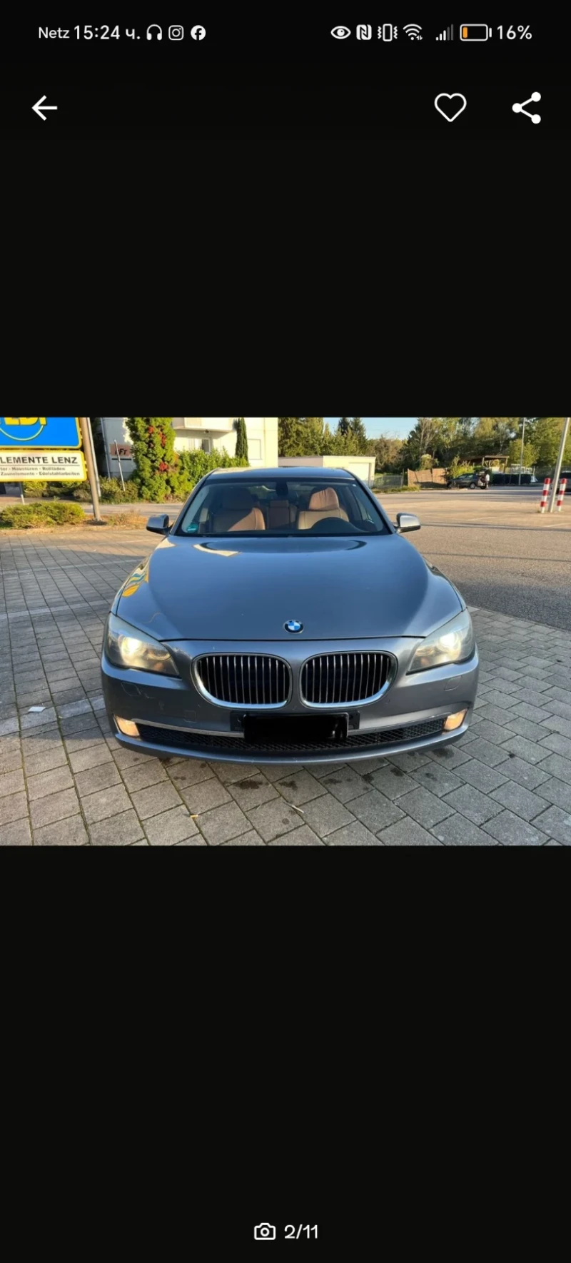 BMW 730, снимка 2 - Автомобили и джипове - 49091300