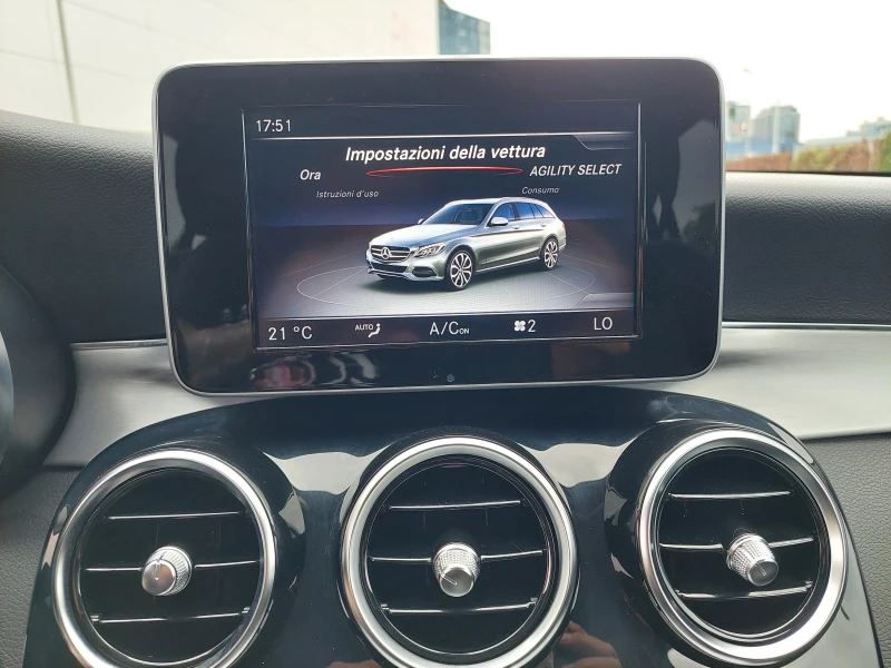 Mercedes-Benz C 180 TOP FULL FULL-ШВЕЙЦАРИЯ, снимка 16 - Автомобили и джипове - 51425534