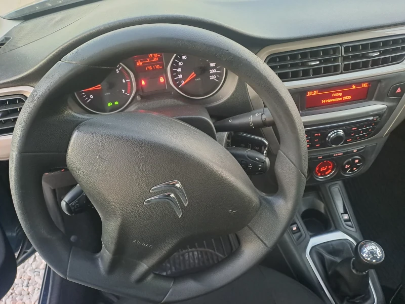 Citroen C-Elysee 1, 6HDI, EVRO6, снимка 12 - Автомобили и джипове - 52415560