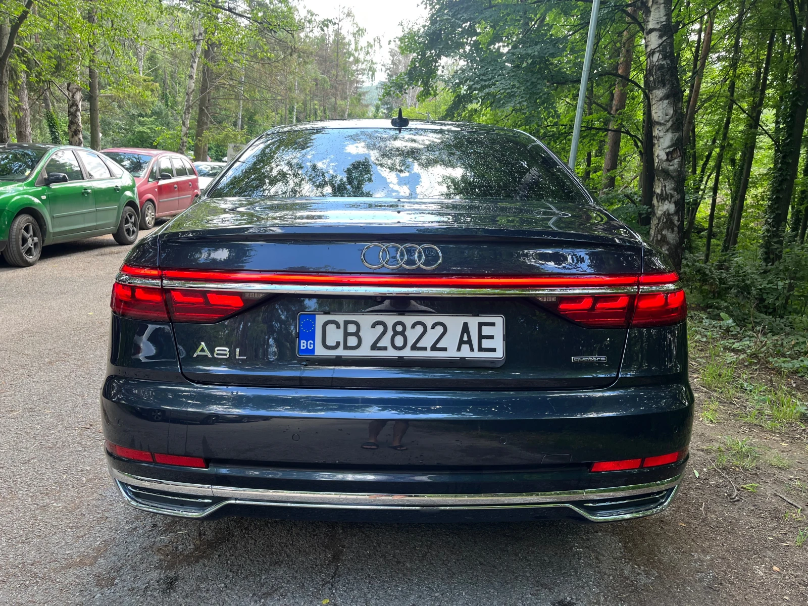Audi A8 L 50 TDI FULL MATRIX VIRTUAL ОБДУХВАНЕ МАСАЖ 3хТV , снимка 5 - Автомобили и джипове - 54809696