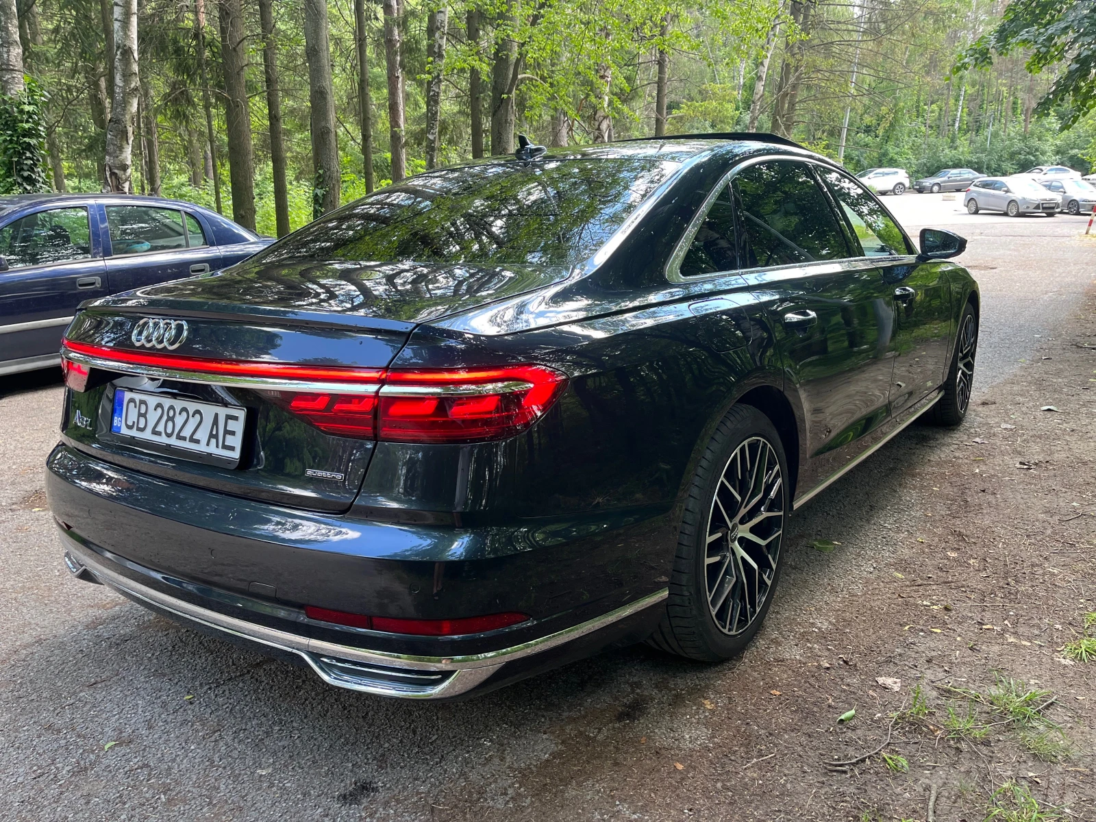 Audi A8 L 50 TDI FULL MATRIX VIRTUAL ОБДУХВАНЕ МАСАЖ 3хТV , снимка 6 - Автомобили и джипове - 54809696