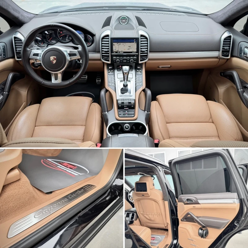 Porsche Cayenne TURBO / 500кс. 8ZF / 3xTV / BOSE / DISTRONIC / 21z, снимка 12 - Автомобили и джипове - 49349991