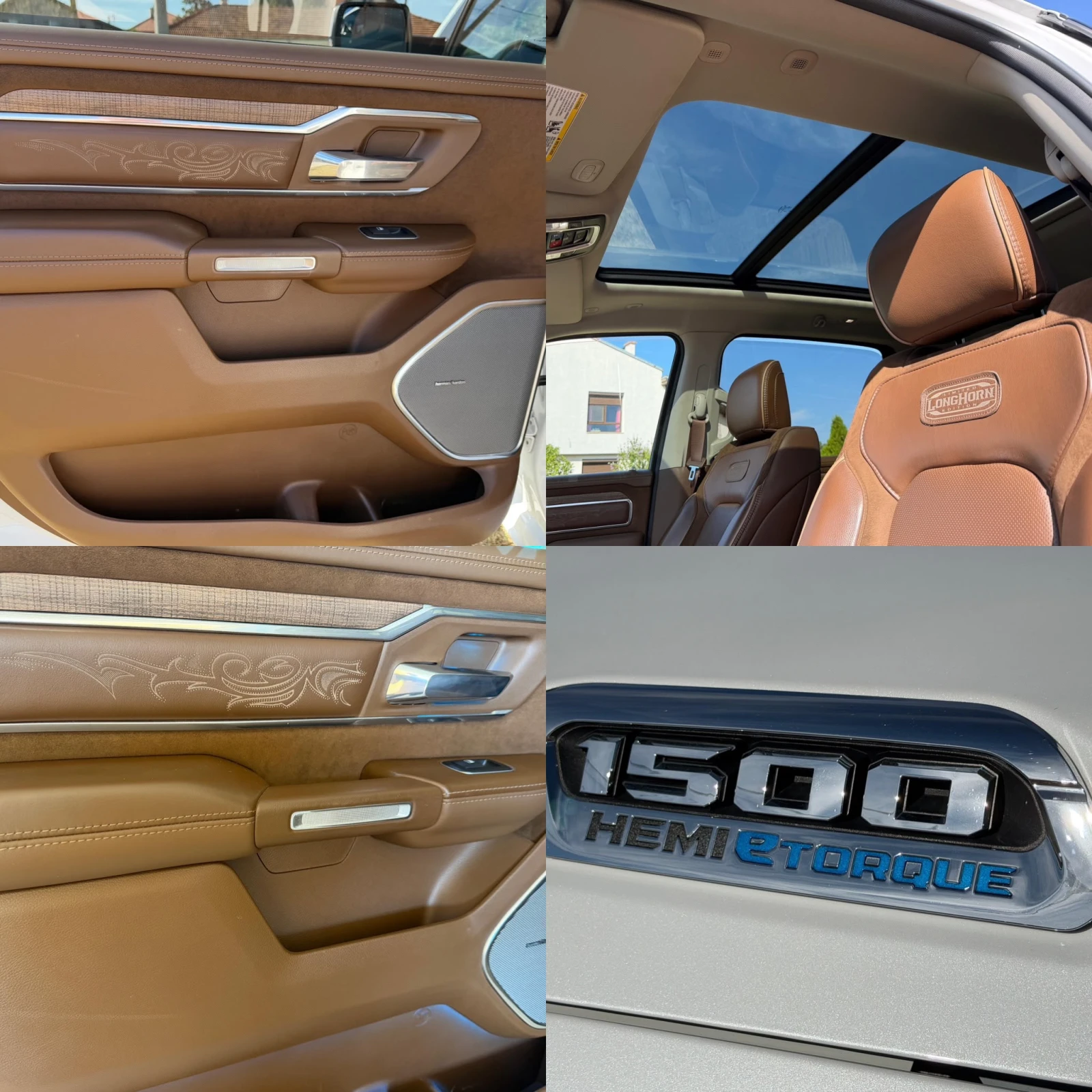 Dodge RAM 1500 5.7 HEMI* Limited-LongHorn* , Full, снимка 17 - Автомобили и джипове - 56134057