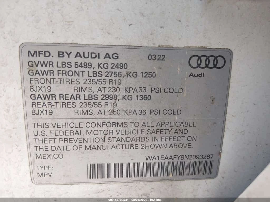 Audi Q5 * PREMIUM PLUS 45 TFSI S LINE QUATTRO S TRONIC *  | Mobile.bg � ����������� 9