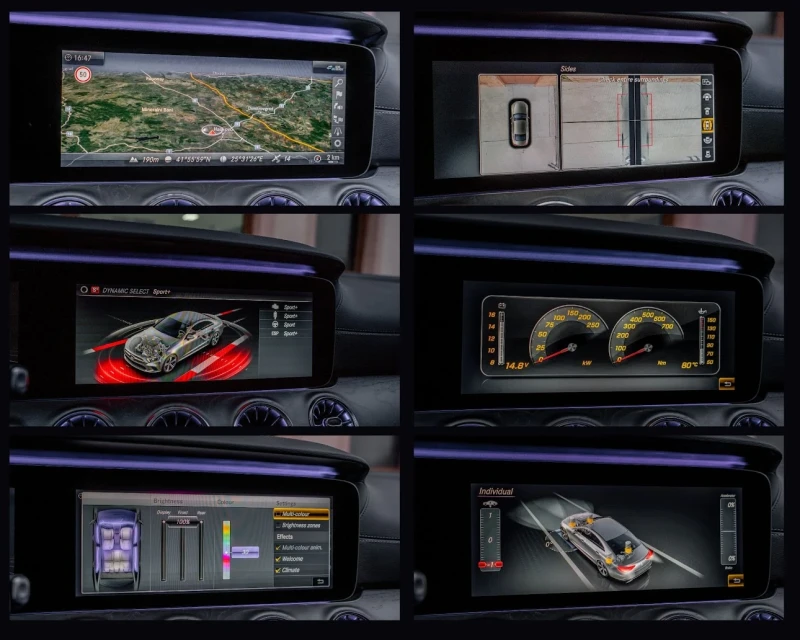 Mercedes-Benz CLS 400 4MATIC/ОБДУХВАНЕ/ДИСТРОНИК/360CAM/HEAD UP/KEYLESS/, снимка 16 - Автомобили и джипове - 52893435