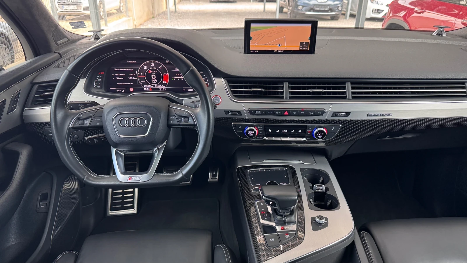 Audi SQ7 4.0TDI V8 130хил.км * Carbon* B&O, снимка 11 - Автомобили и джипове - 55325338