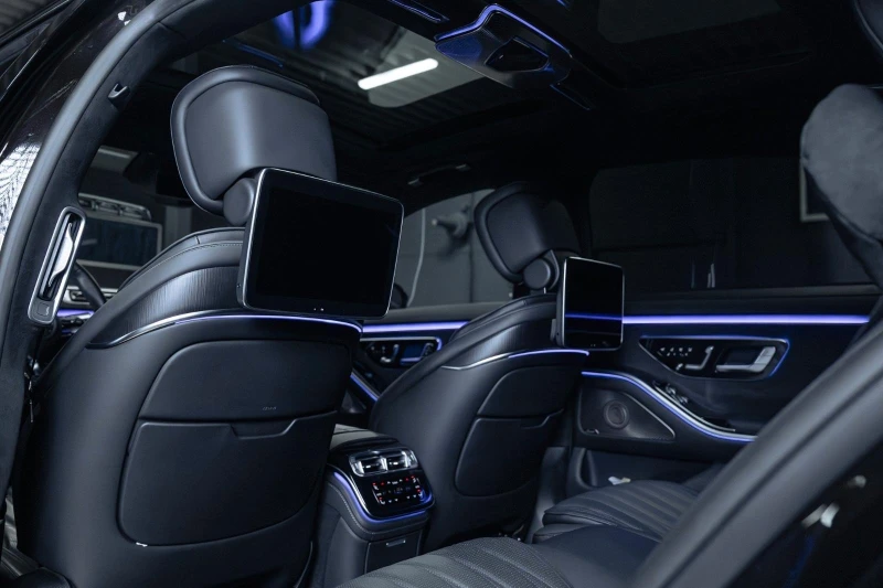 Mercedes-Benz S 63 AMG E-PERFORMANCE/CARBON/LONG/BURM 4D/PANO/TV/HEAD UP/, снимка 16 - Автомобили и джипове - 53032891