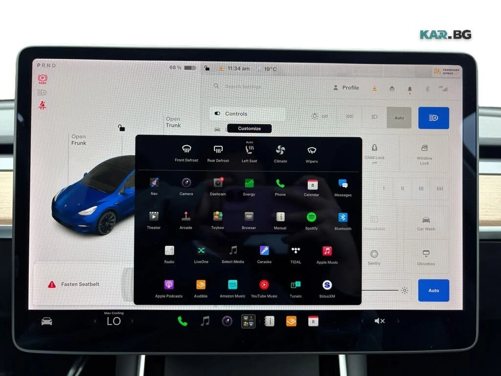 Tesla Model Y LONG RANGE* 4X4* , снимка 17 - Автомобили и джипове - 56161851