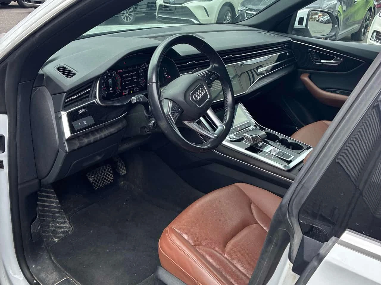 Audi Q8 /360/DISTRONIC/ОБДУХВАНЕ/АВТОКРЕДИТ, снимка 5 - Автомобили и джипове - 54615017