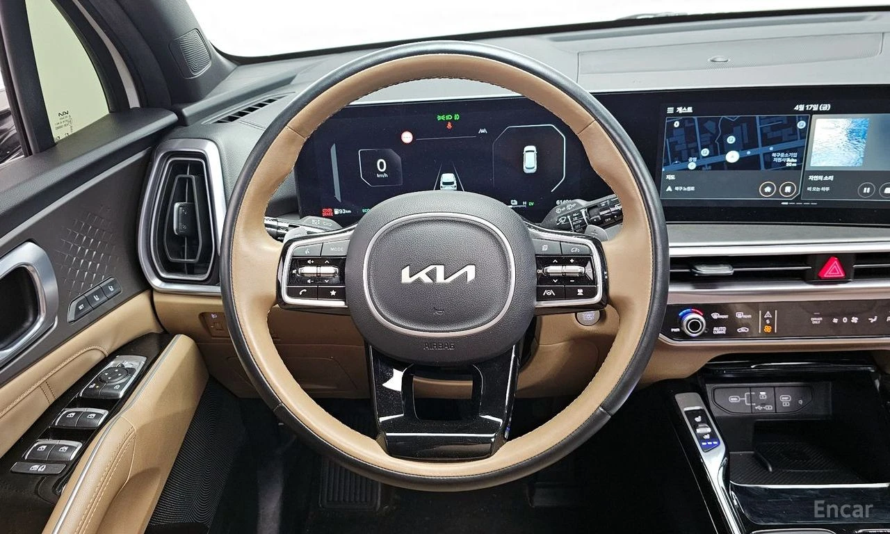 Kia Sorento 1.6* HYBRID* NOBLESSE* ПОДГРЕВ* ОБДУХВАНЕ* LANE* A, снимка 9 - Автомобили и джипове - 54822177