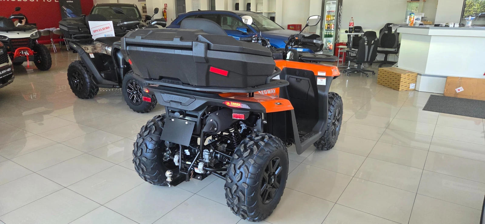 Segway Powersports ATV-Snarler AT5 L + С ХИДРАВЛИКА подарък заден куфар - изображение 3