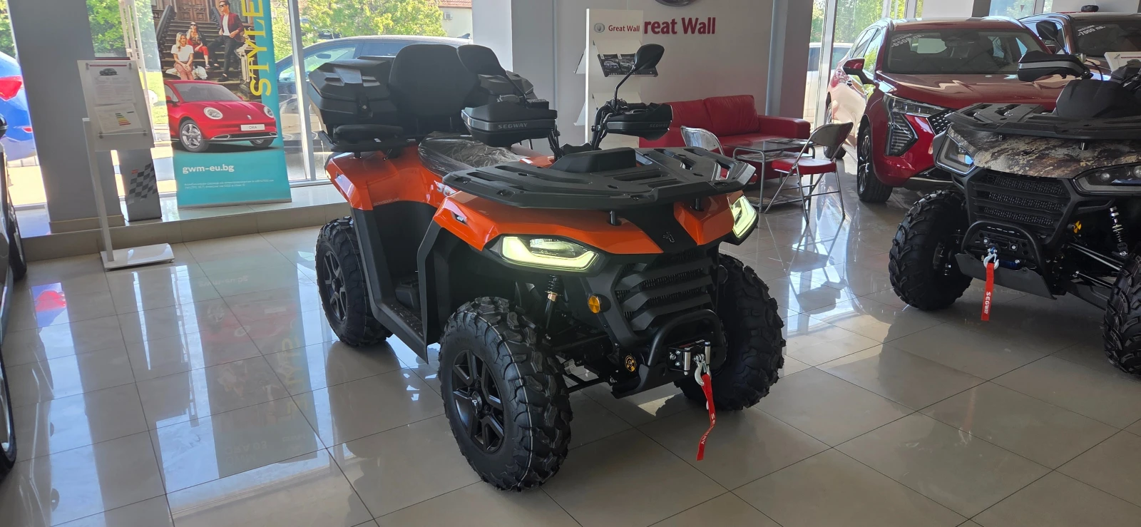 Segway Powersports ATV-Snarler AT5 L + С ХИДРАВЛИКА подарък заден куфар - изображение 2