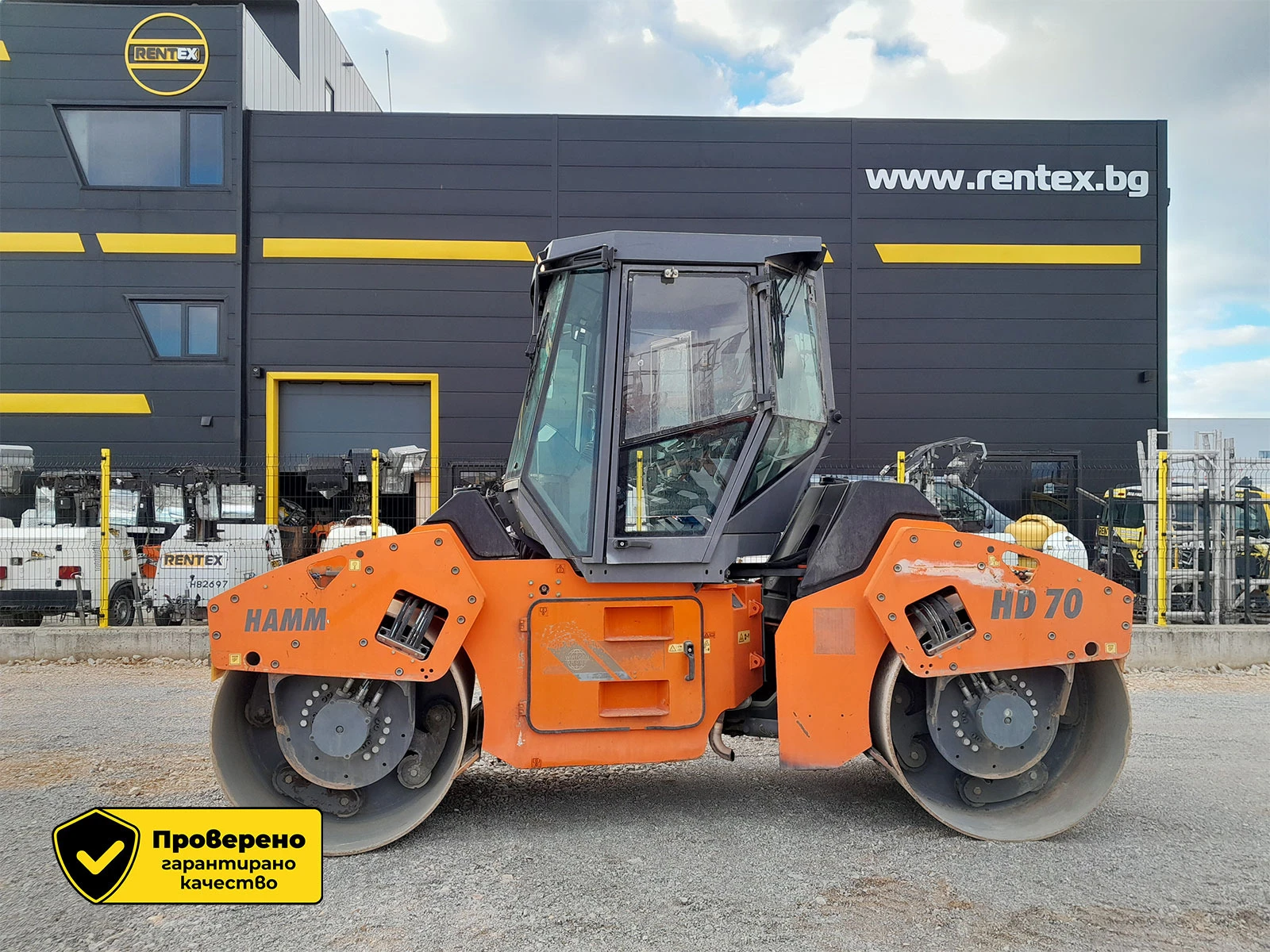 Валяк Hamm HD70 Двубандажен 7000кг, снимка 1