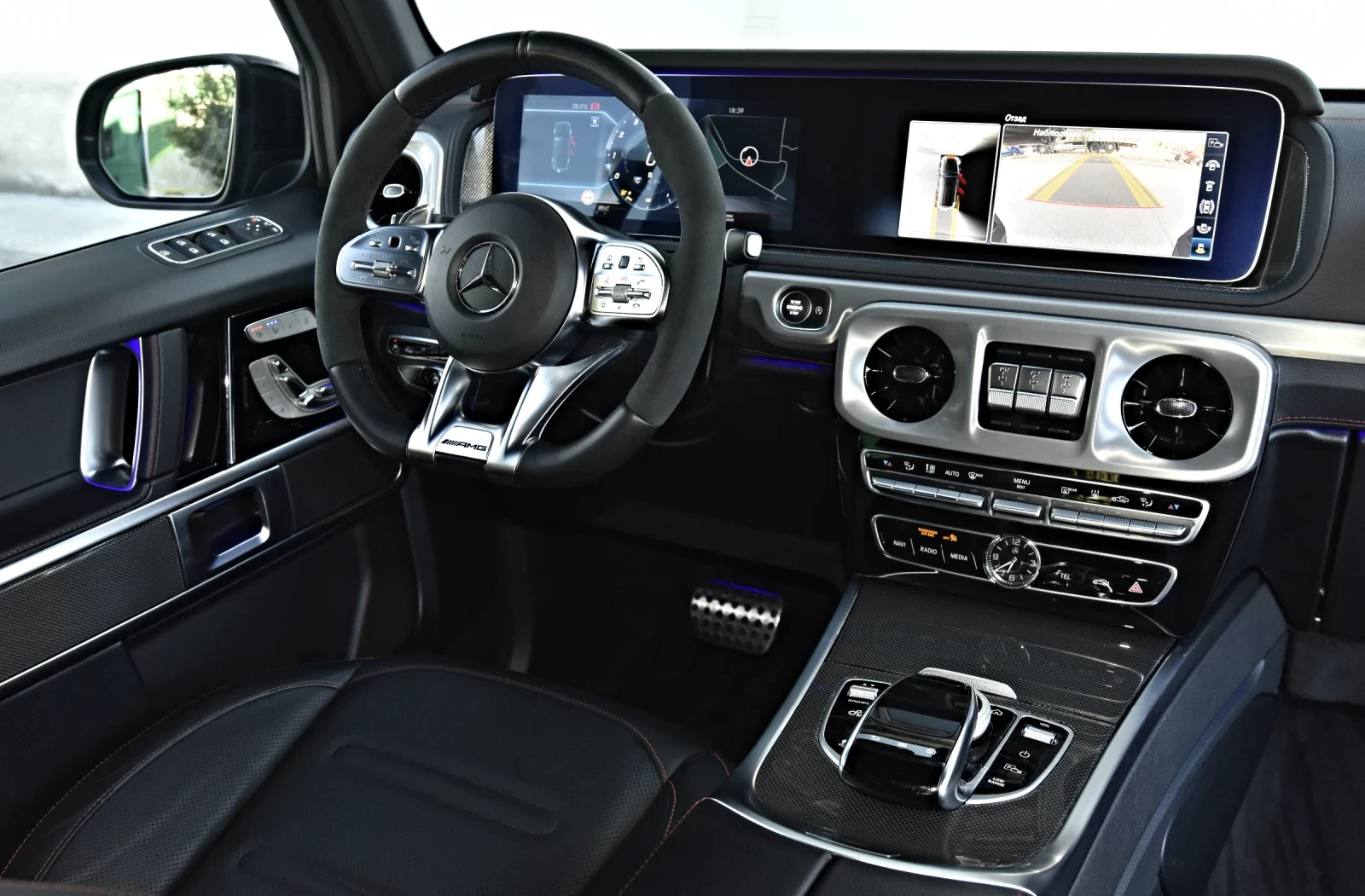 Mercedes-Benz G 500 63AMG-OPTIG 360 * AMG SOUND* CARBON* 22AMG FULL , снимка 10 - Автомобили и джипове - 55697705