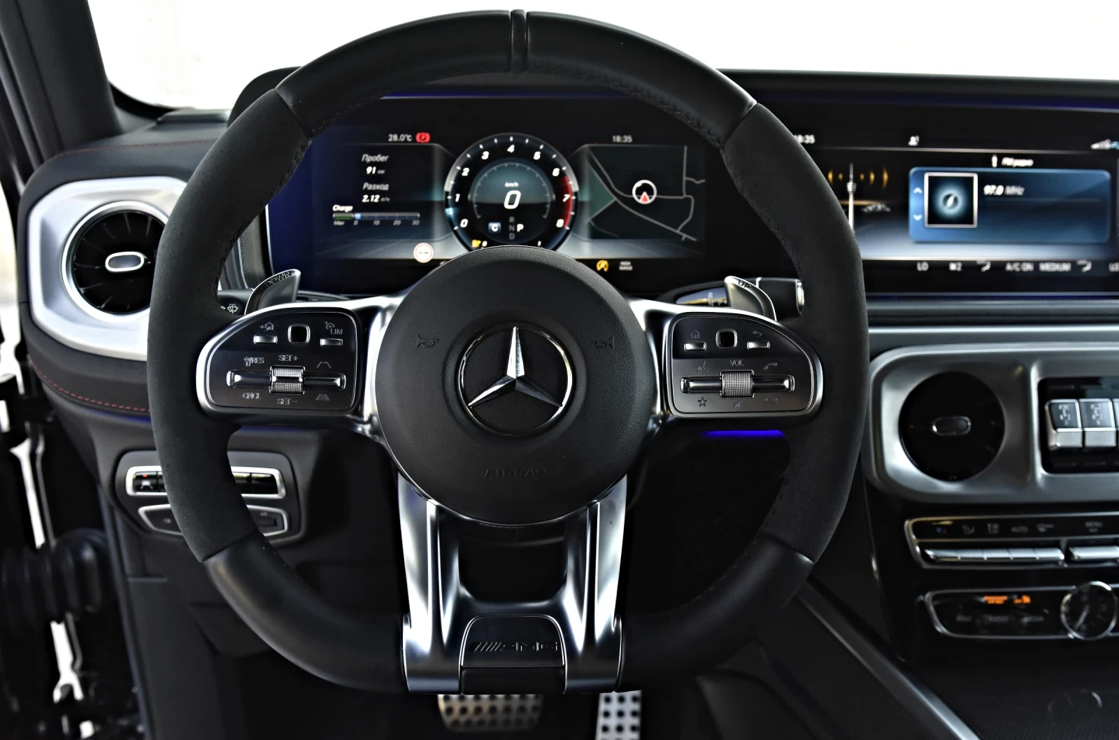 Mercedes-Benz G 500 63AMG-OPTIG 360 * AMG SOUND* CARBON* 22AMG FULL , снимка 11 - Автомобили и джипове - 55697705