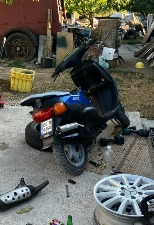 Piaggio Zip Кит 70 нов вариатор ремък ролки 8грама  - изображение 2