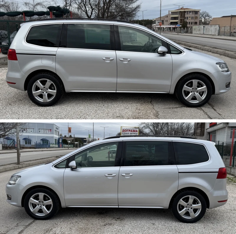 VW Sharan 2.0TDI* 100%km* 7Местна, снимка 6 - Автомобили и джипове - 53013647