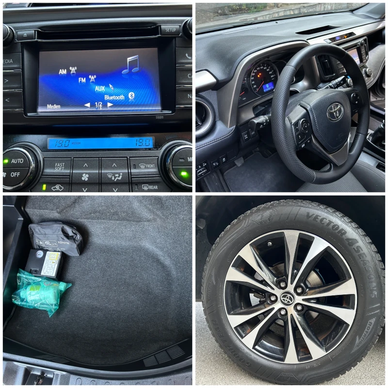 Toyota Rav4 2.0 D-4D, 4Х4 ! ПЪЛНА СЕРВ. ИСТОРИЯ !!!  , снимка 15 - Автомобили и джипове - 52112354