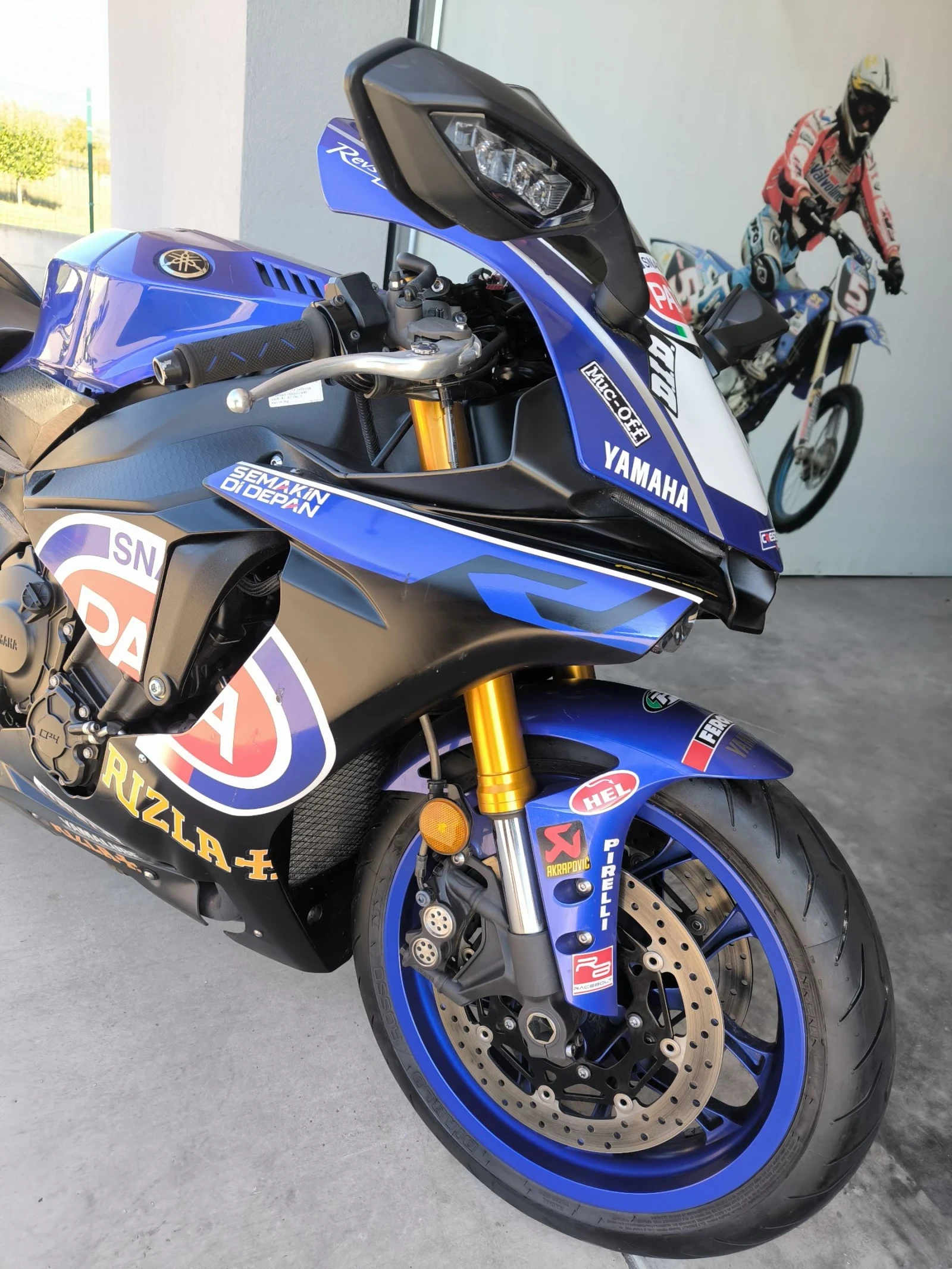 Yamaha YZF-R1 23.014 км, 2019 година, Нов внос Италия  - изображение 6