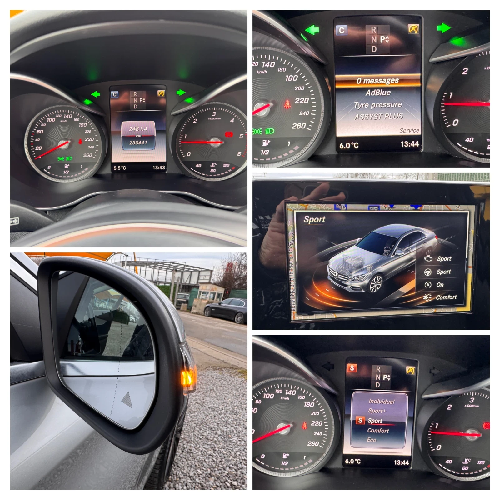 Mercedes-Benz C 220 d/�����/6.3 AMG/V8 TUNING/��������/��� �����/// | Mobile.bg � ����������� 15