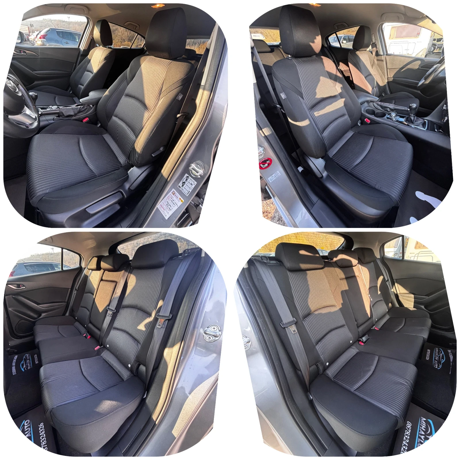 Mazda 3 2.2D 137000km/NAVI/ЛЕТИ ДЖ., снимка 14 - Автомобили и джипове - 53894171