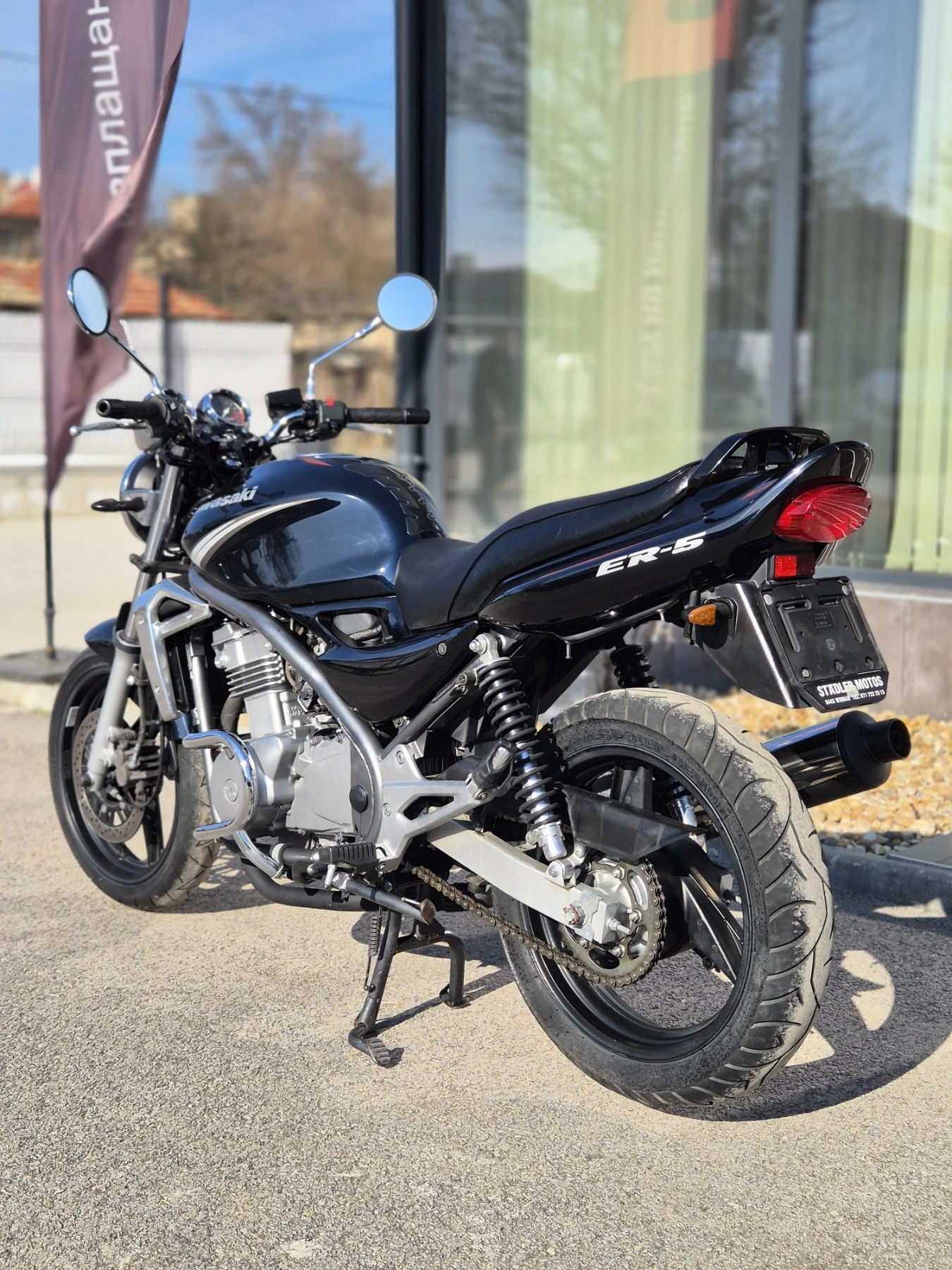 Kawasaki ER -5 22000км!!! Нов внос ШВЕЙЦАРИЯ!!! - изображение 5