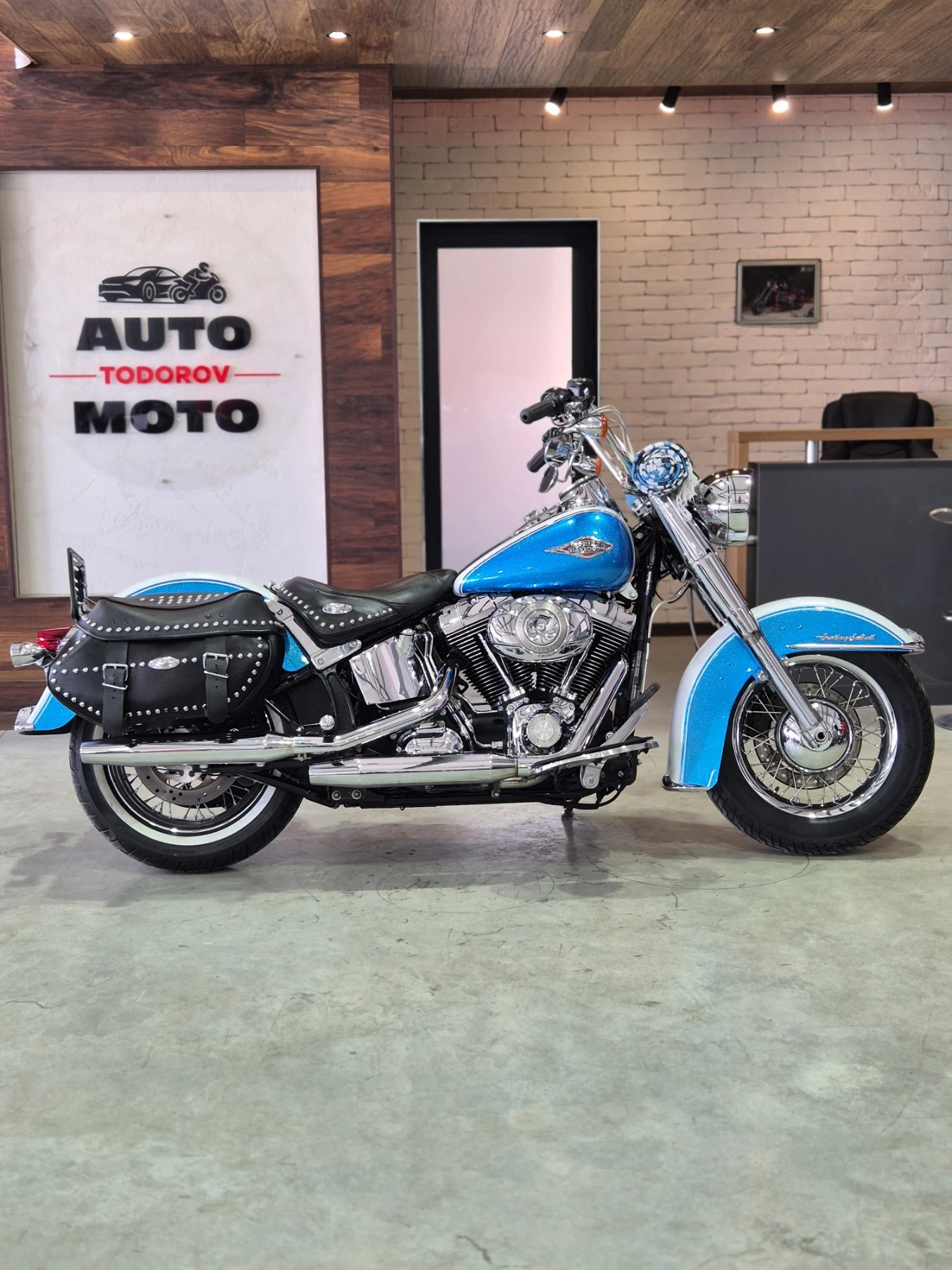 Harley-Davidson Softail 1585 Deluxe FLSTC-Classic! ABS!!! ШВЕЙЦАРИЯ!!!, снимка 7 - Мотоциклети и мототехника - 55333508