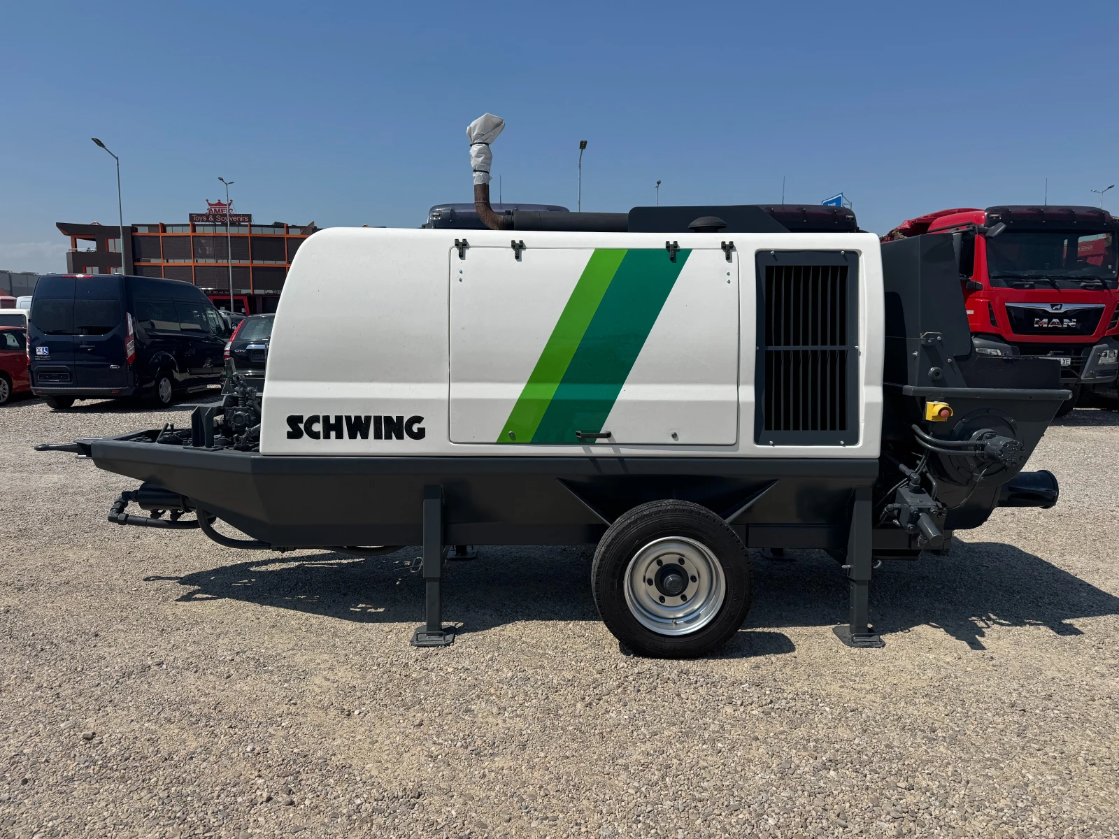 Бетон помпа Друга марка Schwing BP2800D, снимка 4 - Индустриална техника - 55593190