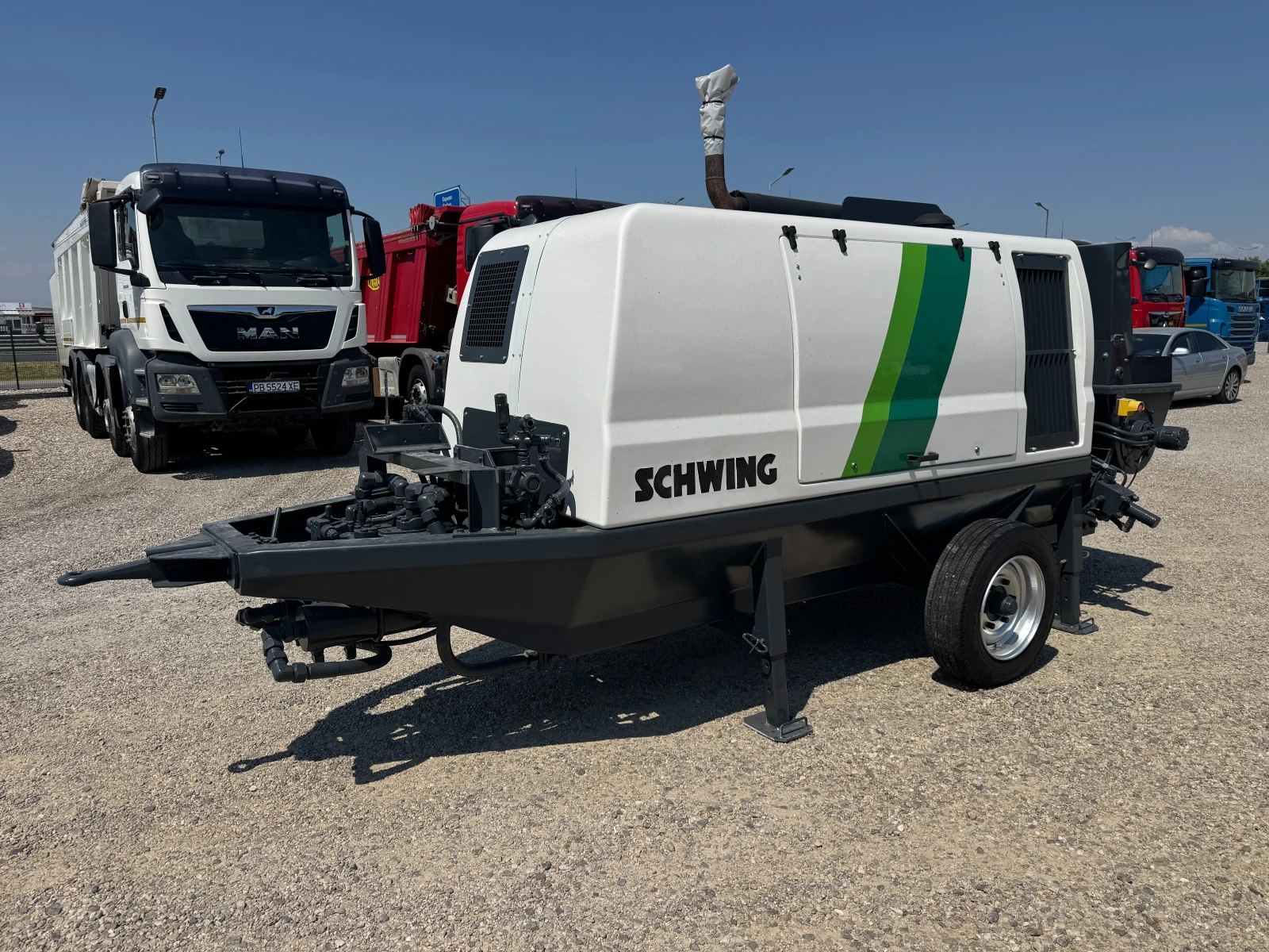 Бетон помпа Друга марка Schwing BP2800D
