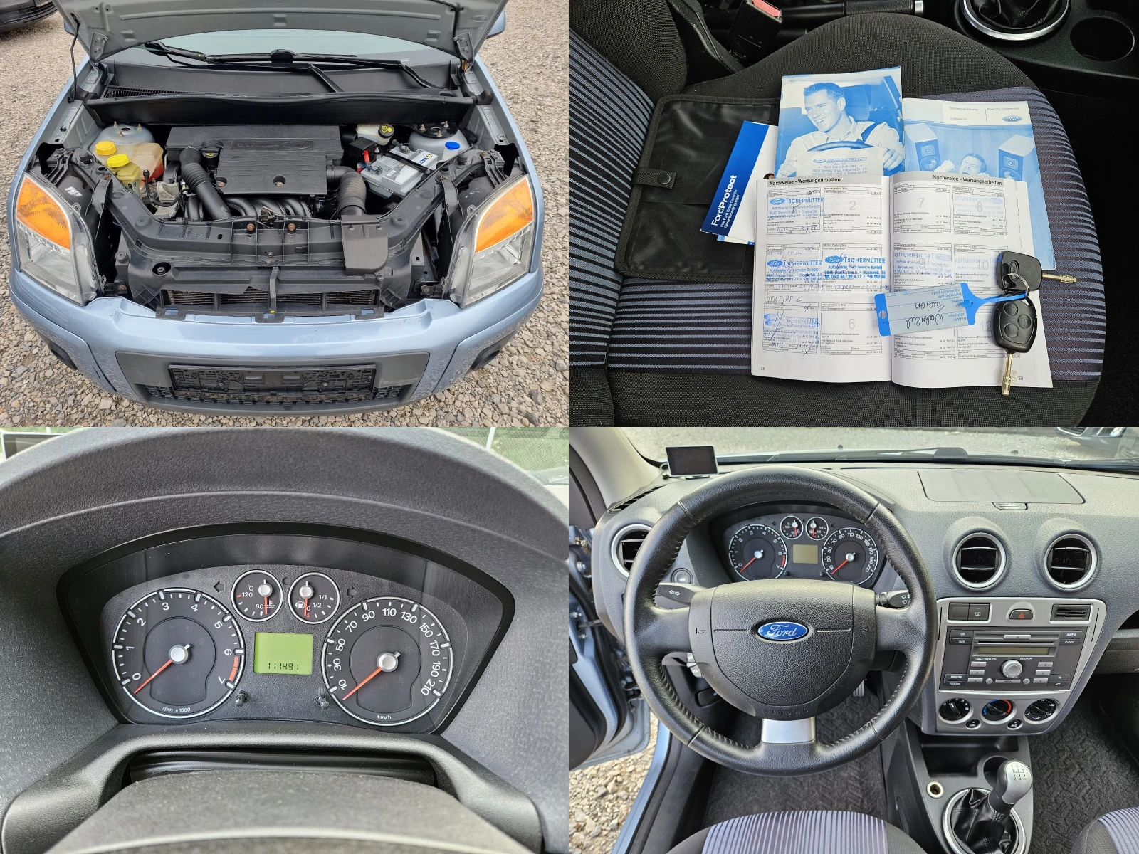 Ford Fusion 1.4 бензин 80кс, снимка 17 - Автомобили и джипове - 44528528