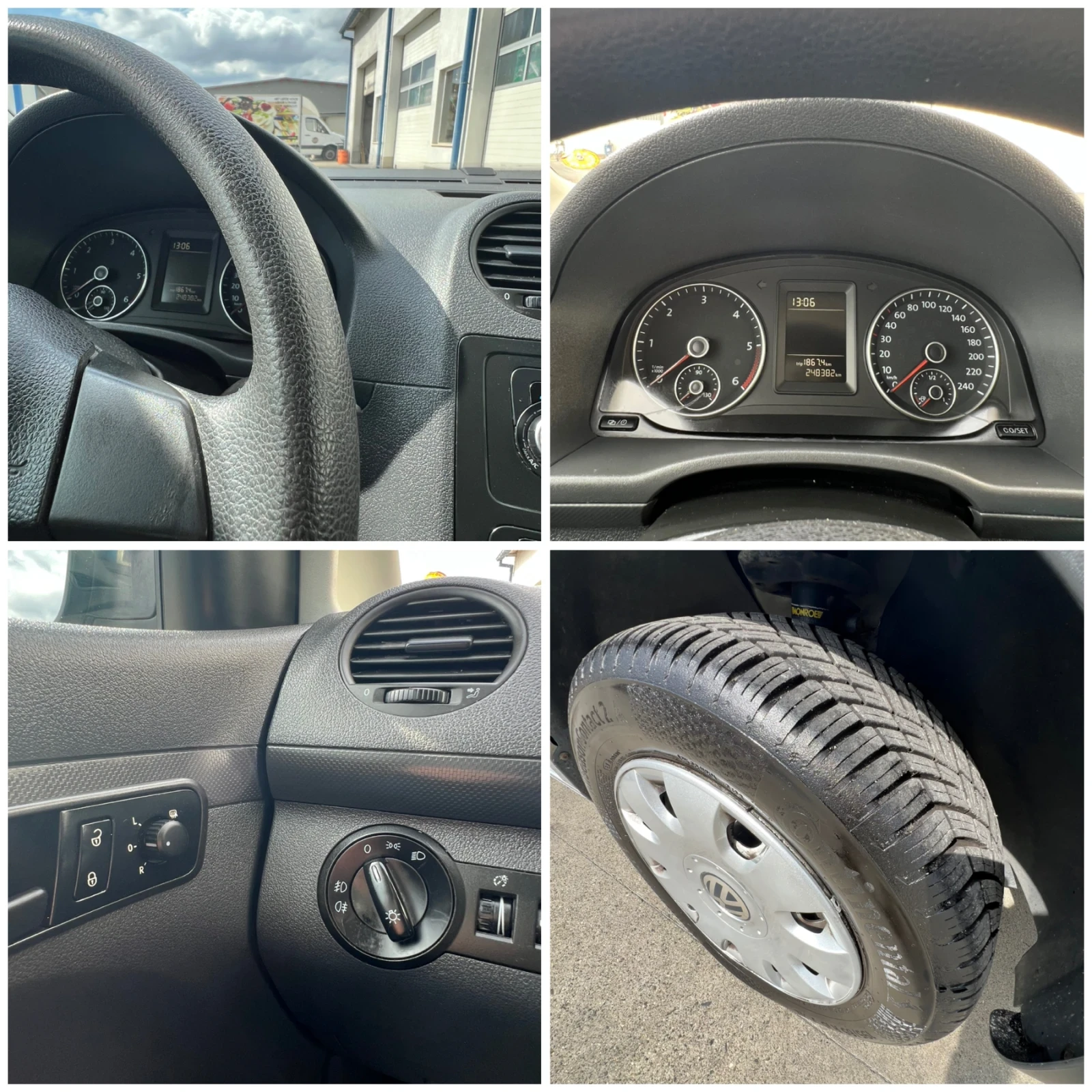 VW Caddy Ресори 2014г. Климатроник, снимка 17 - Автомобили и джипове - 56271352