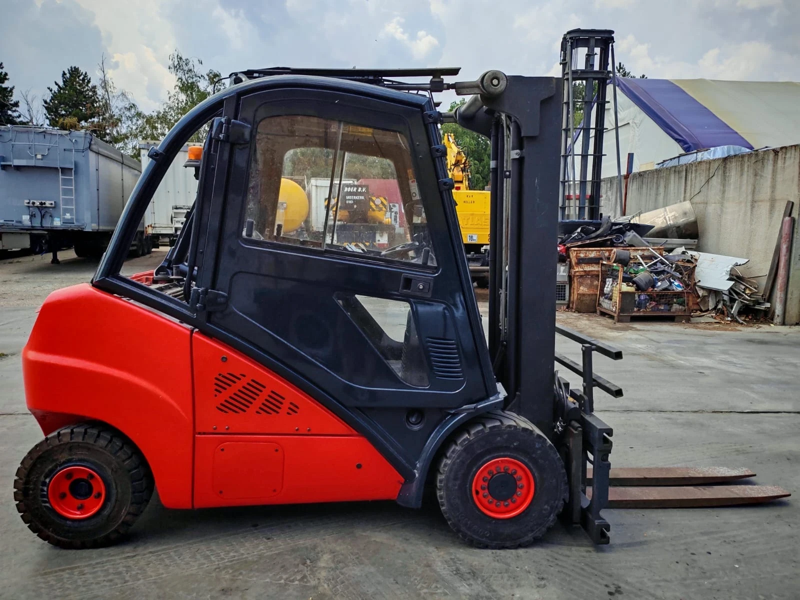 Мотокар Linde H35D-02, снимка 3 - Индустриална техника - 55181572