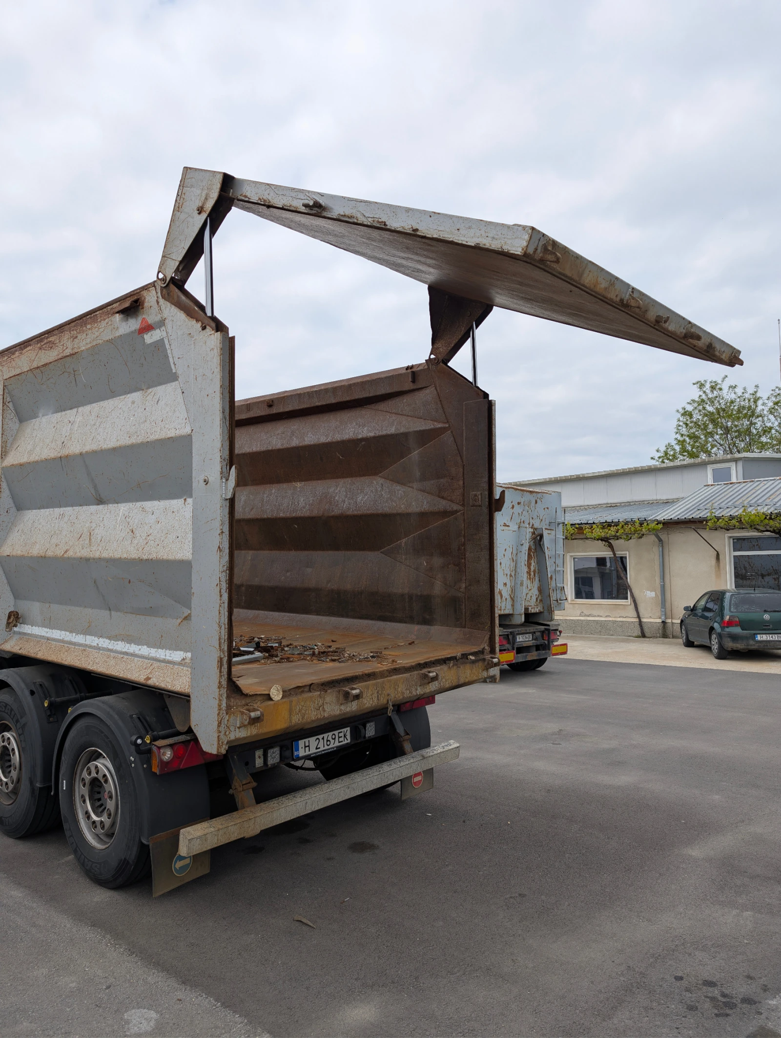 Полуремарке Stas luck 55cb hardox, снимка 14 - Ремаркета - 54560556