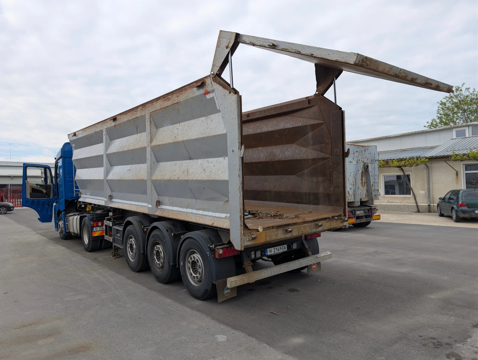 Полуремарке Stas luck 55cb hardox, снимка 13 - Ремаркета - 54560556