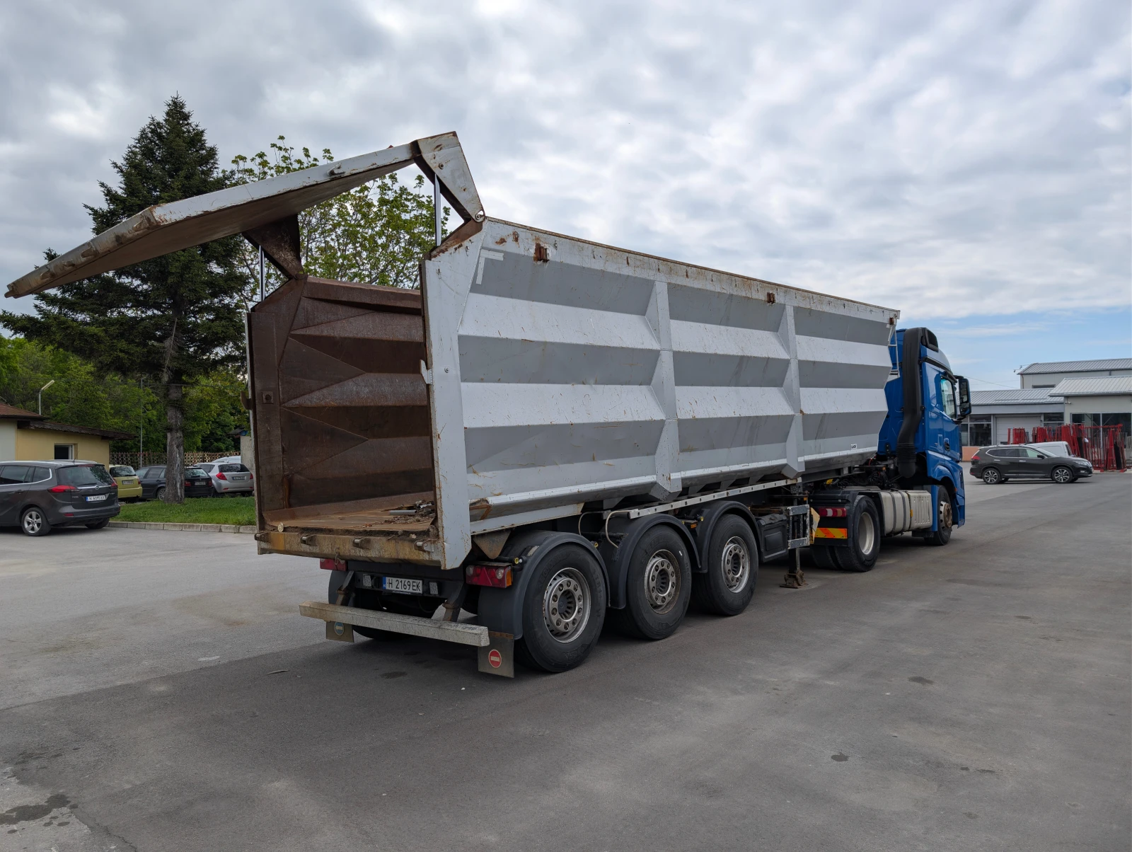 Полуремарке Stas luck 55cb hardox, снимка 12 - Ремаркета - 54560556