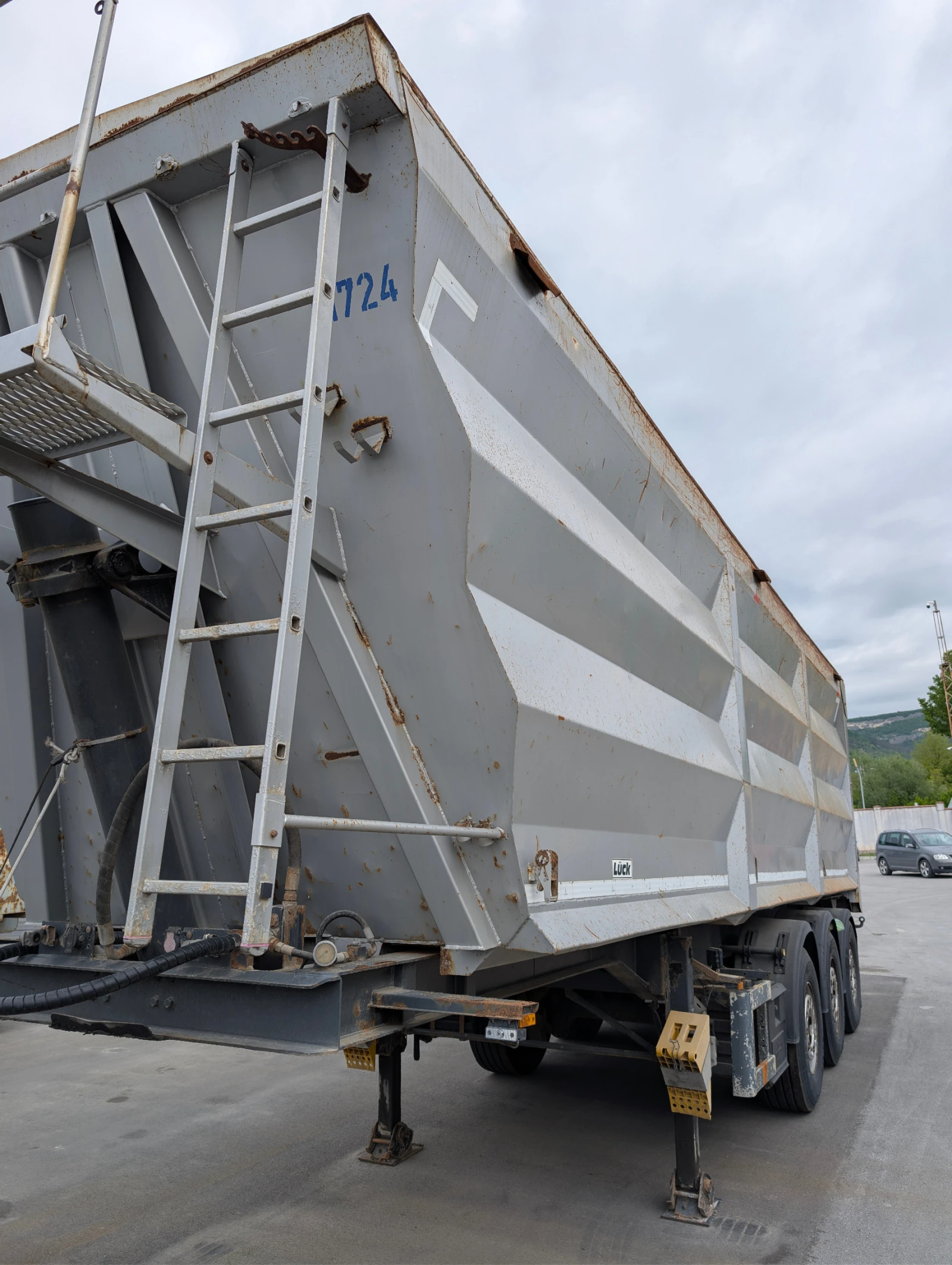 Полуремарке Stas luck 55cb hardox, снимка 9 - Ремаркета - 54560556