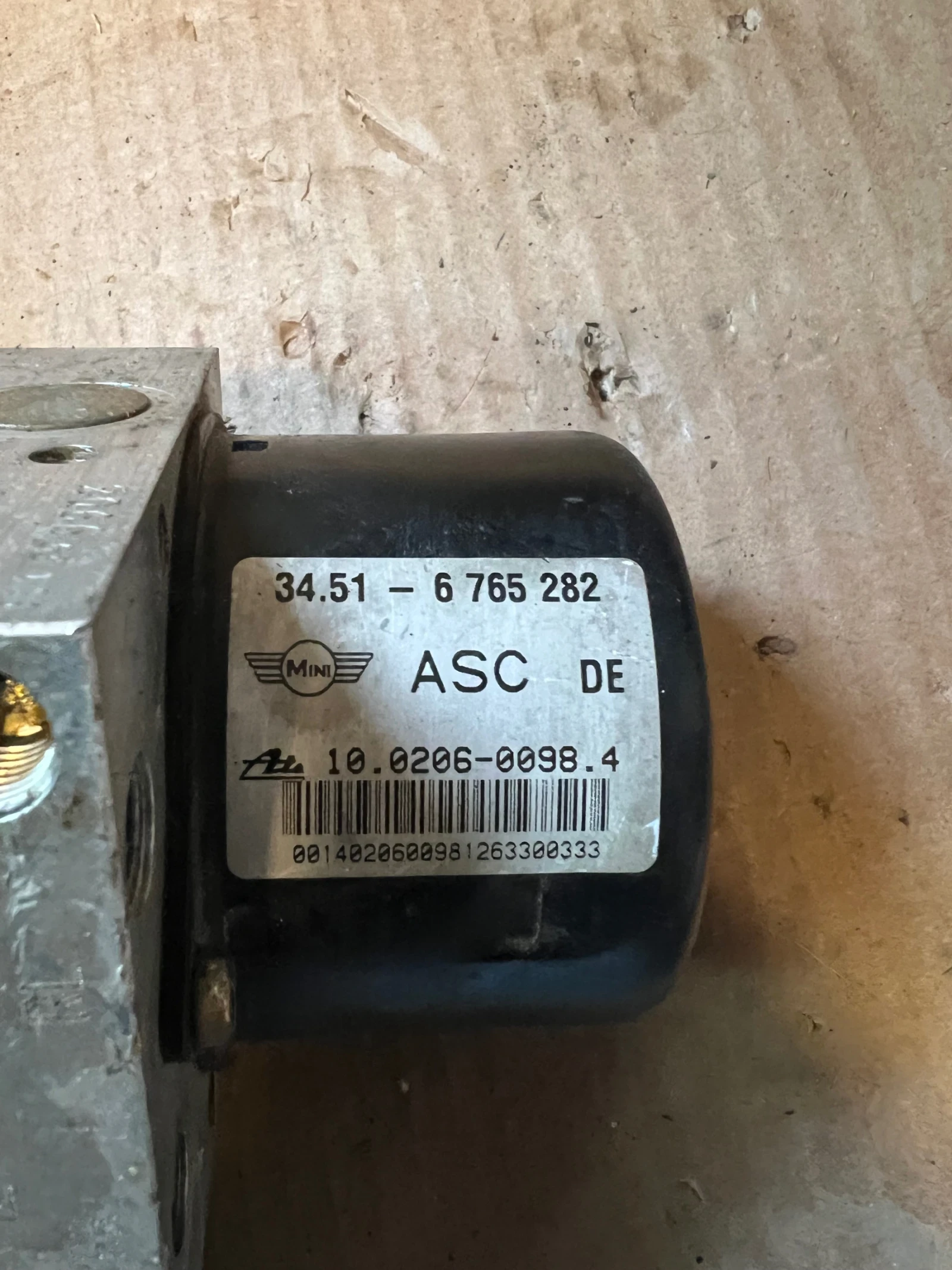 34.51-6765282 ABS  MINI COOPER Ate 10.0206-0098.4 6765284 | Mobile.bg   1