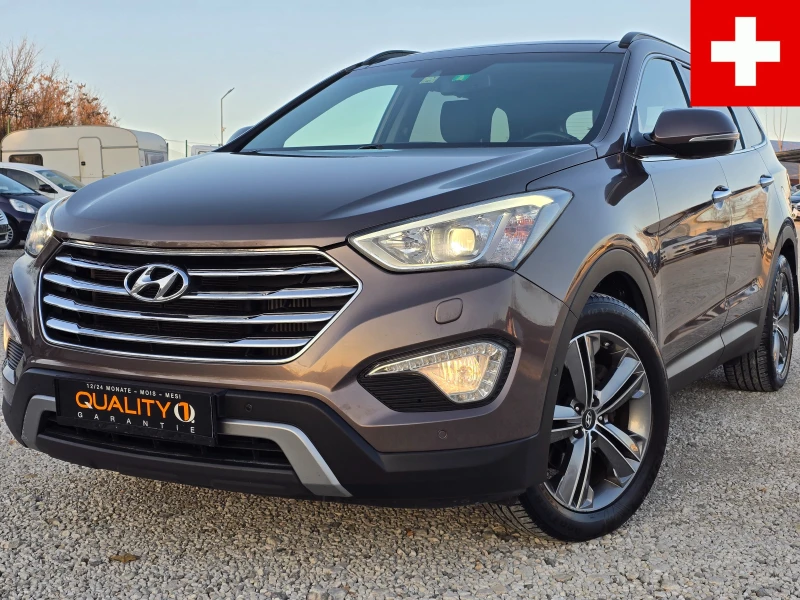 Hyundai Santa fe 2.2/GRAND/VERTEX-FULL/ШВЕЙЦ., снимка 1 - Автомобили и джипове - 48118258