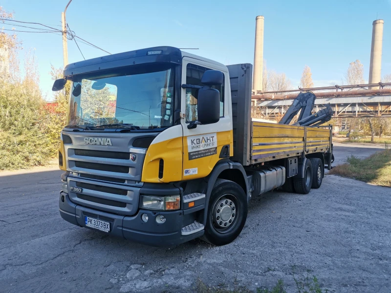 Scania P 340 КРАН HIAB, снимка 5 - Камиони - 47852409