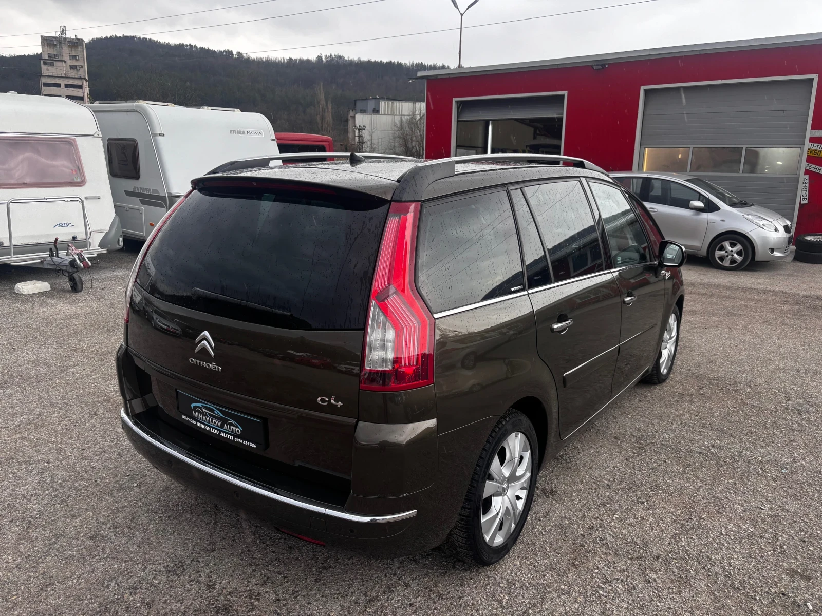 Citroen C4 Picasso 2.0HDI AVTOMAT/EXCLUSIVE/КОЖА/NAVI/7МЕСТА, снимка 3 - Автомобили и джипове - 54006339