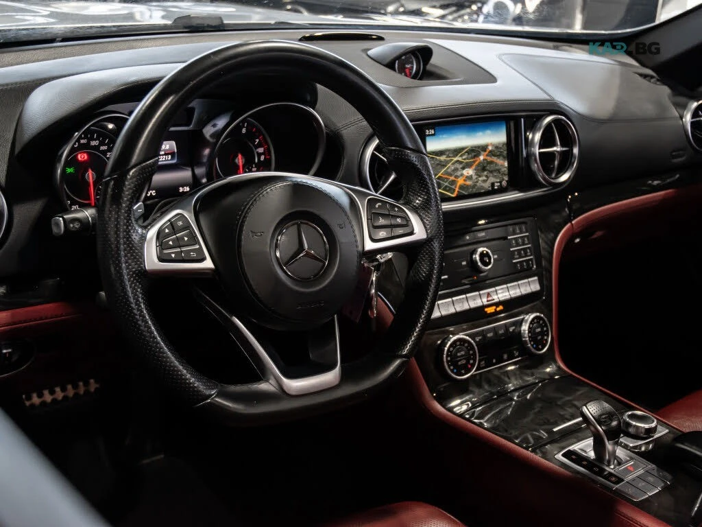 Mercedes-Benz SL 550 * RWD * АвтоКредит * (ЦЕНА ДО БГ), снимка 12 - Автомобили и джипове - 55342640