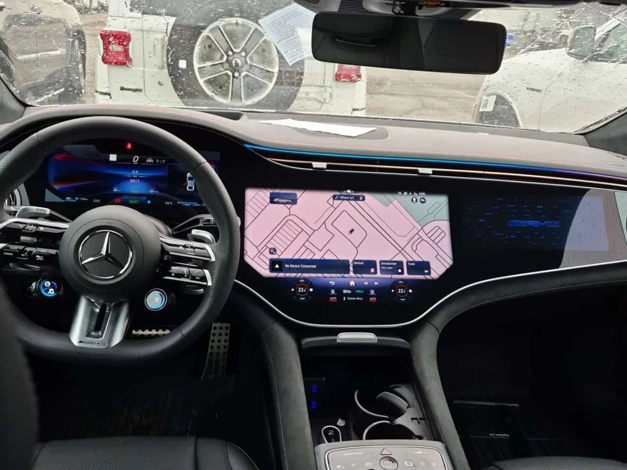 Mercedes-Benz EQE AMG| BURMESTER| HEAD-UP| 360 КАМЕРИ| PANO| CARFAX|, снимка 9 - Автомобили и джипове - 54135638