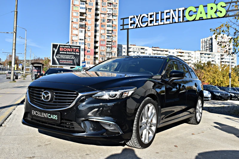 Mazda 6 2.0i* SKYACTIV* AUTOMAT* BRAKE-ASSIST* ПОДГРЕВИ, снимка 1 - Автомобили и джипове - 48056089