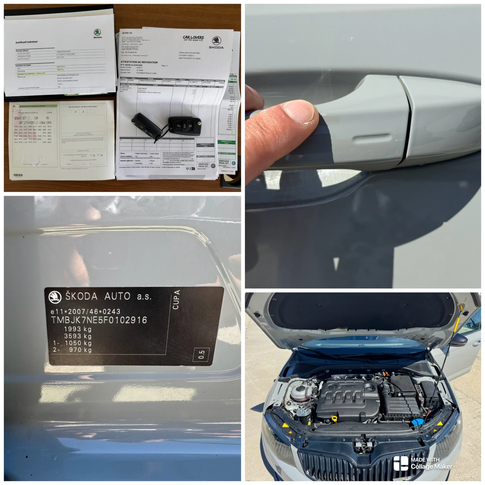 Skoda Octavia VRS/2.0d DSG NARDO-GREY SHADOW ПЪЛНА СЕРВ.ИСТОРИЯ, снимка 17 - Автомобили и джипове - 54110067