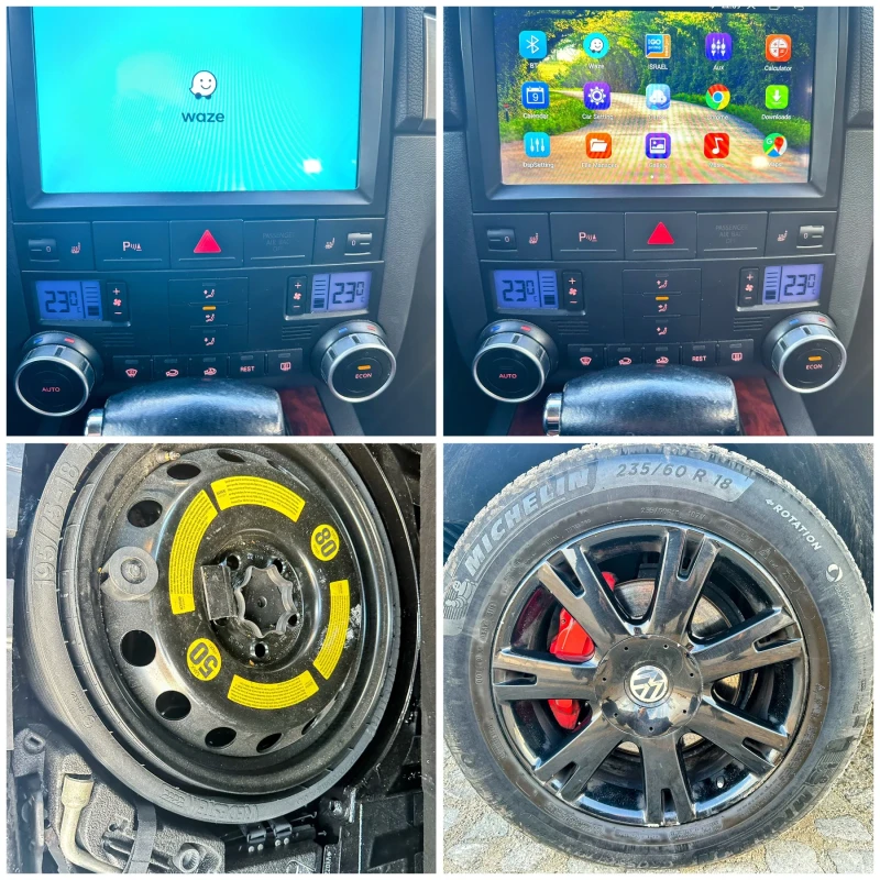 VW Touareg 3.0D/224HP* НАВИГАЦИЯ* ПОДГРЕВ* КОЖА* СМЕНЕНИ ВЕРИ, снимка 12 - Автомобили и джипове - 49074228