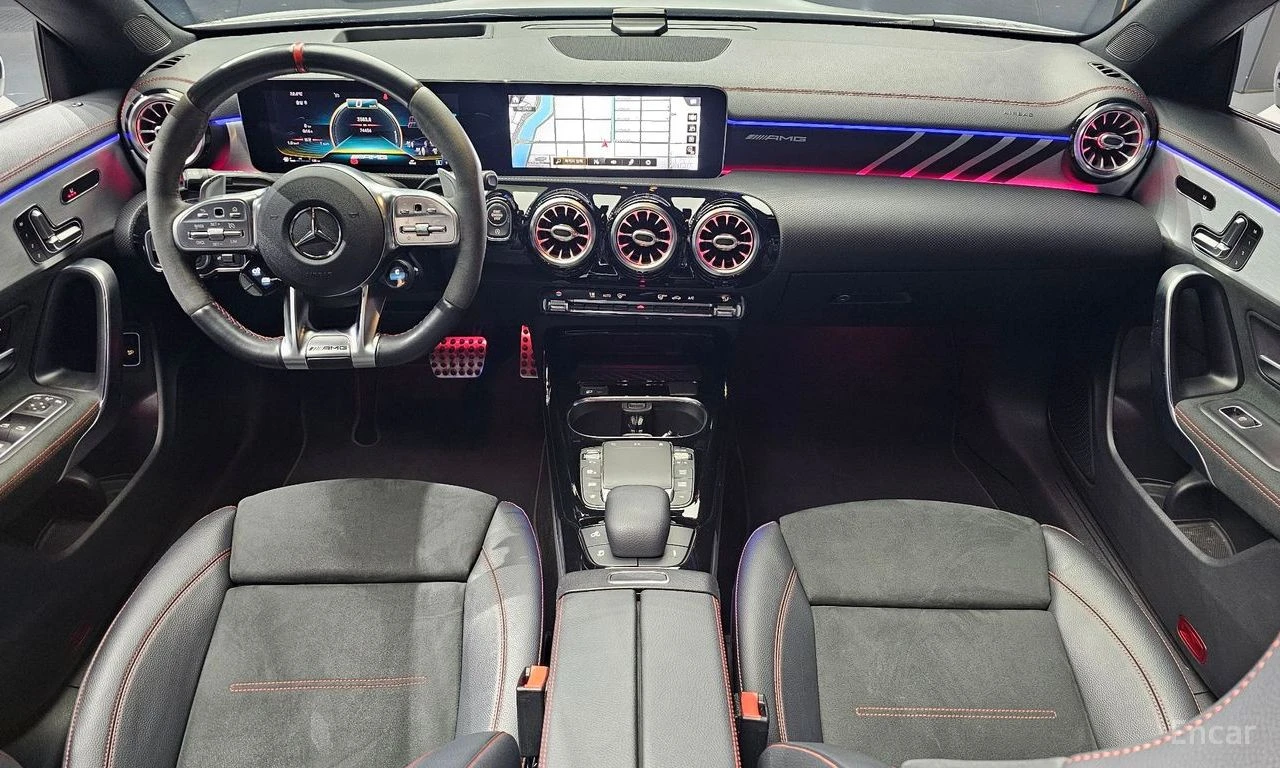 Mercedes-Benz CLA 45 AMG S 4MATIC+ * HEAD-UP* АЛКАНТАРА* ПАНОРАМА* AMBIENT*, снимка 9 - Автомобили и джипове - 54762487